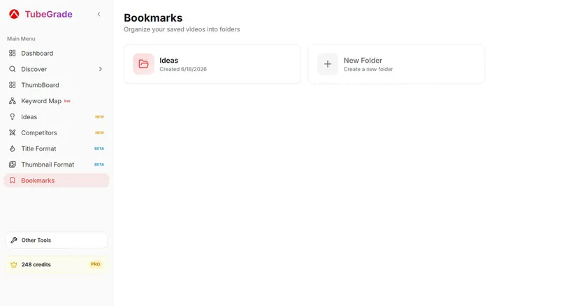 TubeGrade Bookmarks